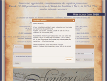 Tablet Screenshot of hoteldesinvalides.org